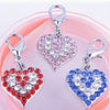 Heart Shaped Rhinestones Pet Collar Jewelry