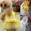 Flower Lace Dress Pet Clothes
