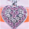 Heart Shaped Rhinestones Pet Collar Jewelry