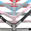 Bling Rhinestone Leather Safety Pet Collars